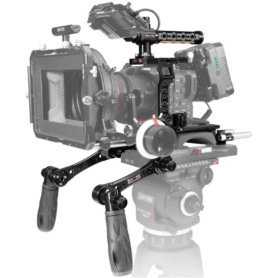 SHAPE Canon C70 Baseplate, Cage with Handles C70BR | Shoulder Rig