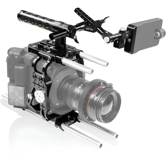 SHAPE Canon C500 Mark II, C300 Mark III Cage Kit C52EVFC | Camera Cage, Top Handle & EVF Mount