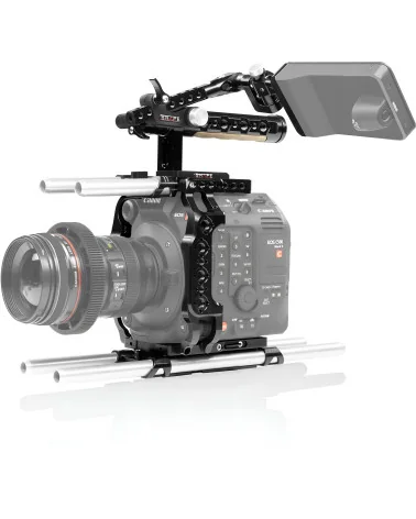 SHAPE Canon C500 Mark II, C300 Mark III Cage Kit C52EVFC | Cage Camera, Poignée Supérieure & Support EVF