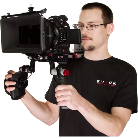 SHAPE Canon C100, C300, C500 Offset Rig C100-OF | Shoulder Rig