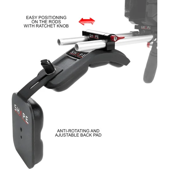 SHAPE Canon C100, C300, C500 Offset Rig C100-OF | Shoulder Rig