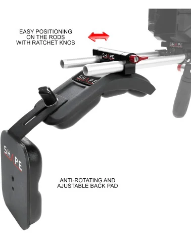 SHAPE Canon C100, C300, C500 Offset Rig C100-OF | Shoulder Rig