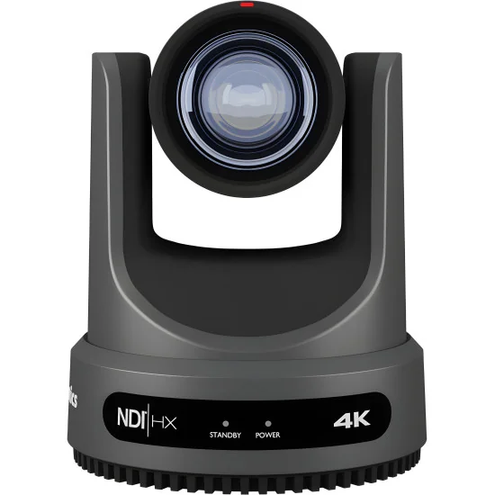 PTZOptics Move 4K 12x Zoom Grey PTZ Camera PT12X-4K-GY-G3