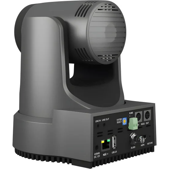 PTZOptics Move 4K 12x Zoom Grey PTZ Camera PT12X-4K-GY-G3