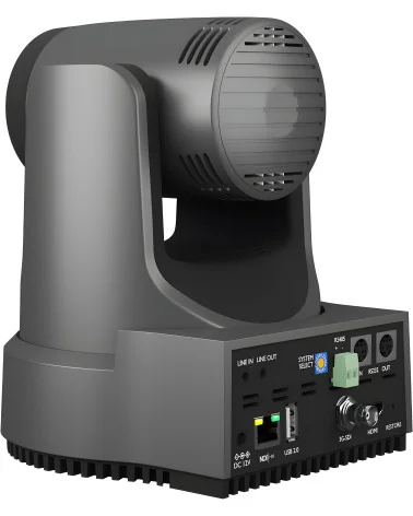 PTZOptics Move 4K 12x Zoom Grey PTZ Camera PT12X-4K-GY-G3