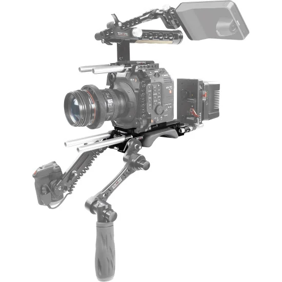 SHAPE Canon C500 Mark II, C300 Mark III V-Lock Quick Release C52BP | Baseplate & Rod System