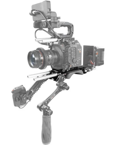 SHAPE Canon C500 Mark II, C300 Mark III V-Lock Quick Release C52BP | Baseplate & Rod System