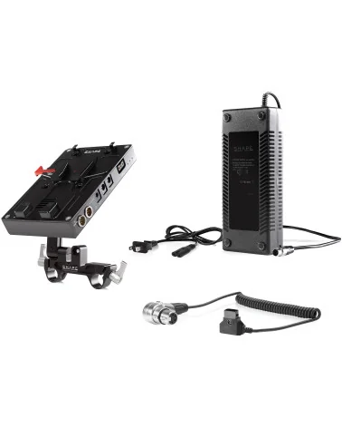 SHAPE J-Box Camera Power and Charger for Canon C500 Mark II & C300 Mark III BXC52 | Pivoting V-Mount Battery Plate