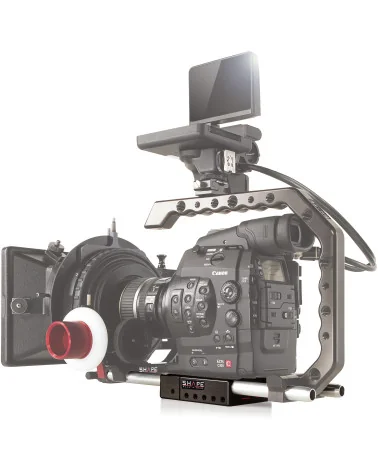 SHAPE Canon C100, C300, C500 Paparazzi Handle PAC300 | Baseplate, Rod System & Top Handle