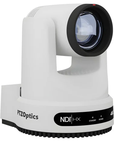 PTZOptics Move 4K 12x Zoom White Caméra PTZ 12X-4K-WH-G3