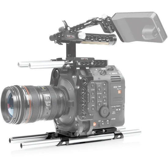 SHAPE Canon C500 Mark II, C300 Mark III 15mm Lightweight Baseplate B15C52 | Baseplate