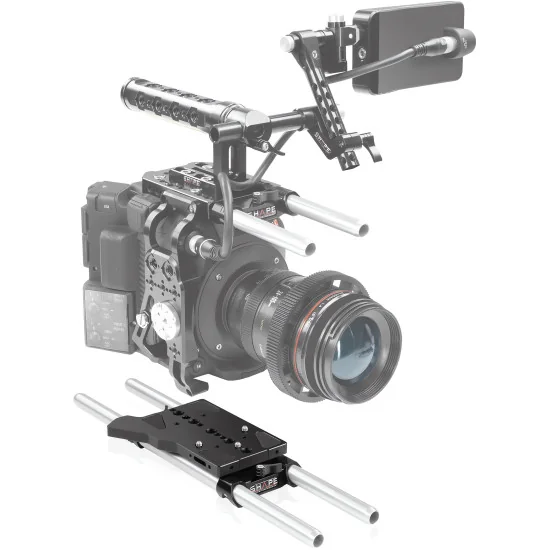 SHAPE Canon C500 Mark II, C300 Mark III 15mm Lightweight Baseplate B15C52 | Baseplate