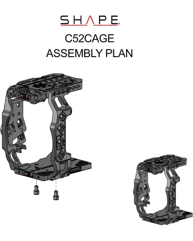 SHAPE Canon C500 Mark II, C300 Mark III Cage C52CAGE | Cage Camera