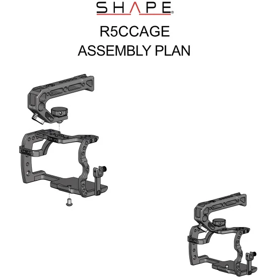 SHAPE Canon R5C, R5, R6 Cage R5CCAGE | Camera Cage