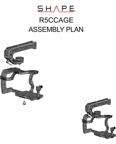 SHAPE Canon R5C, R5, R6 Cage R5CCAGE | Camera Cage