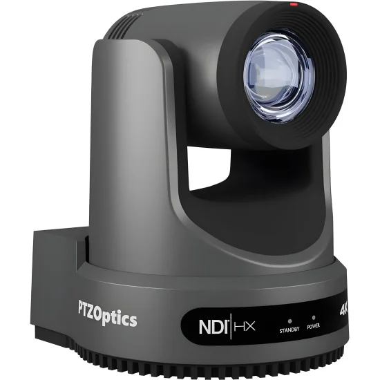 PTZOptics Move 4K 20x Zoom Grey Caméra PTZ PT20X-4K-GY-G3