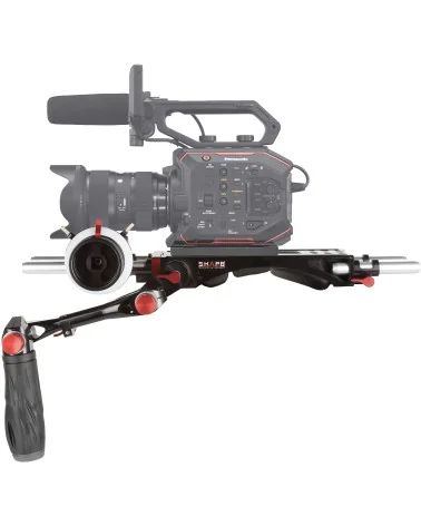 SHAPE Panasonic AU-EVA1 Bundle Rig Kit EVABRFFP | Shoulder Rig & Follow Focus