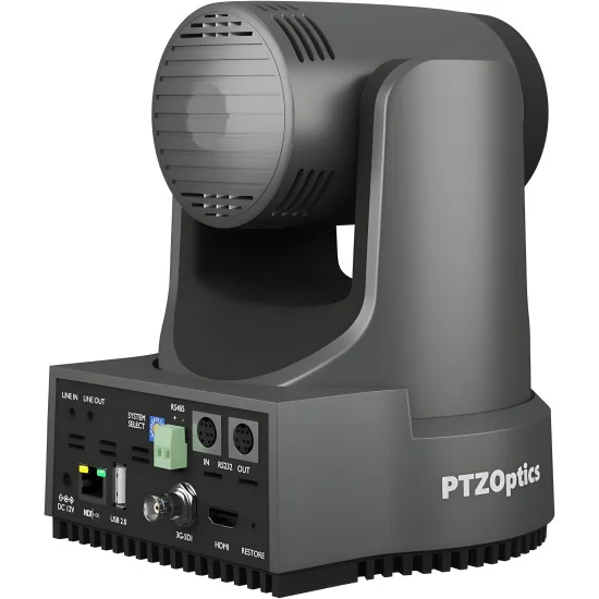 PTZOptics Move 4K 20x Zoom Grey Caméra PTZ PT20X-4K-GY-G3