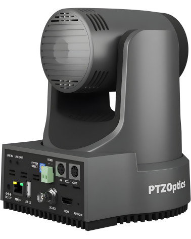PTZOptics Move 4K 20X-4K-GY-G3 Grey | PTZ Camera, 20x Zoom, HDMI, SDI, NDI, PoE
