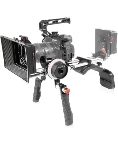 SHAPE Panasonic Lumix GH6 Shoulder Mount Kit GH6SMKIT | Shoulder Rig, Matte Box & Follow Focus