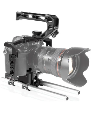 SHAPE Panasonic Lumix GH6 Cage 15mm LWS Rod GH6ROD | Camera Cage & Top Handle