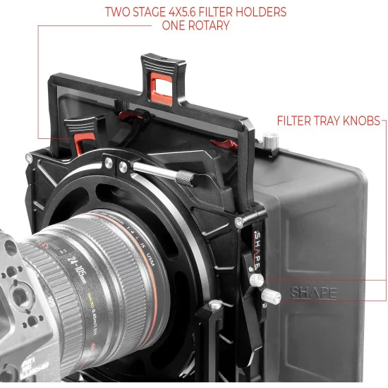 SHAPE Compact Revolt Shoulder Baseplate Kit BP25 | Crosse d’épaule, Matte Box et Follow Focus