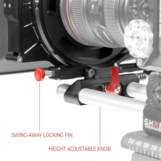 SHAPE Compact Revolt Shoulder Baseplate Kit BP25 | Crosse d’épaule, Matte Box et Follow Focus