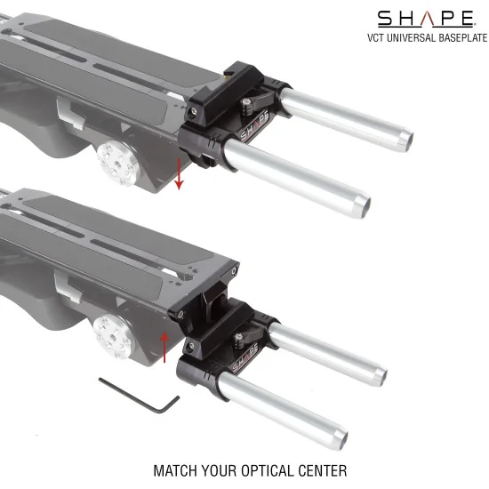 SHAPE REVOLT VCT Baseplate with HAND12 Shadow BP12 | Crosse d’épaule