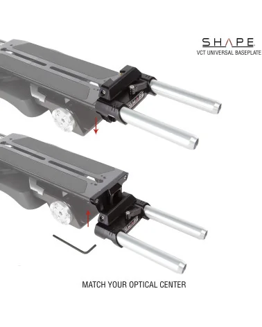 SHAPE REVOLT VCT Baseplate with HAND12 Shadow BP12 | Crosse d’épaule