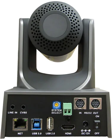 PTZOptics 12X-USB-GY-G2 Gen2 Grey | PTZ Camera, 12x Zoom, USB, HDMI, IP