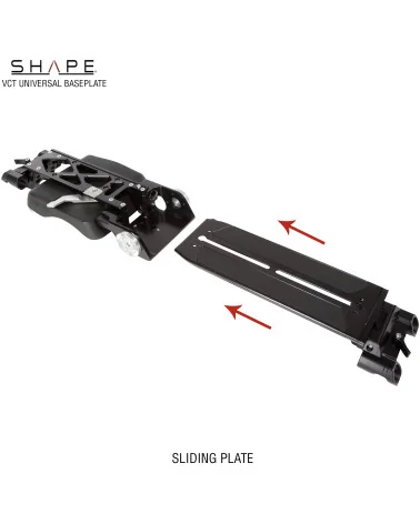 SHAPE REVOLT VCT Baseplate with Wooden Handle Grip BPW14 | Crosse d’épaule