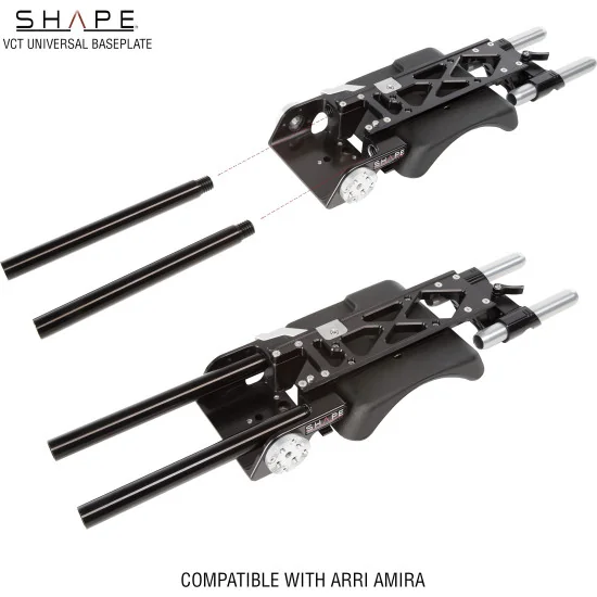 SHAPE REVOLT VCT Baseplate with Wooden Handle Grip BPW14 | Shoulder Rig