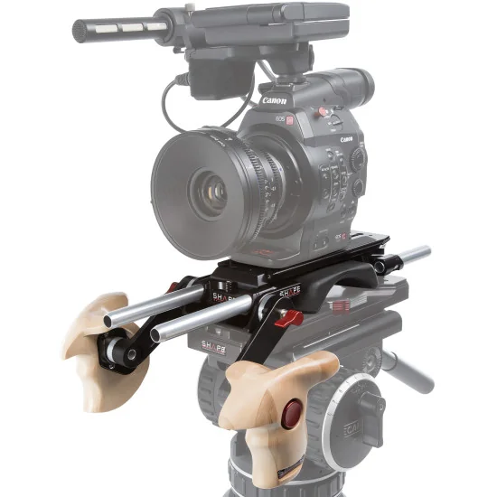 SHAPE REVOLT VCT Baseplate with Wooden Handle Grip BPW14 | Shoulder Rig