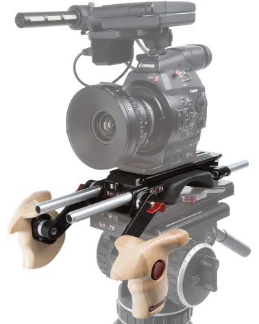 SHAPE REVOLT VCT Baseplate with Wooden Handle Grip BPW14 | Shoulder Rig