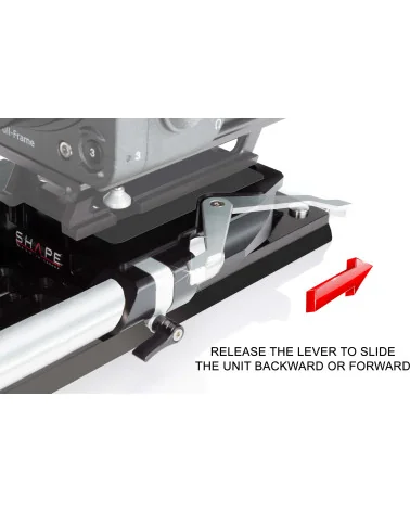 SHAPE Bridge Plate 19mm Sudio ARRI Standard & 12in Dovetail Plate DPK19 | Baseplate