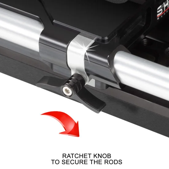 SHAPE Bridge Plate 15mm Sudio ARRI Standard & 12in Dovetail Plate DPK15 | Baseplate