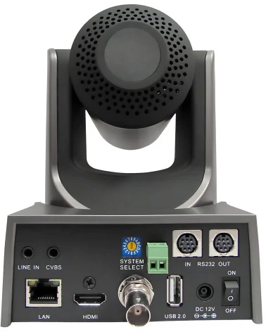 PTZOptics 12X-SDI-GY-G2 Gen2 Grey | PTZ Camera, 12x Zoom, SDI, HDMI, IP
