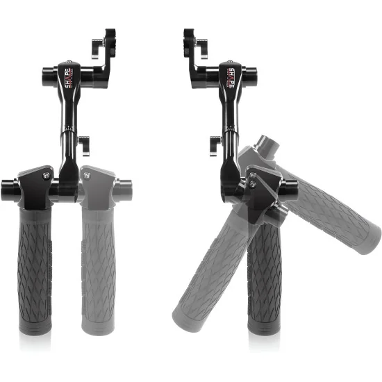 SHAPE Telescopic Black Handle Arri Rosette Cuffs Kit CUFKIT | Paire de poignées