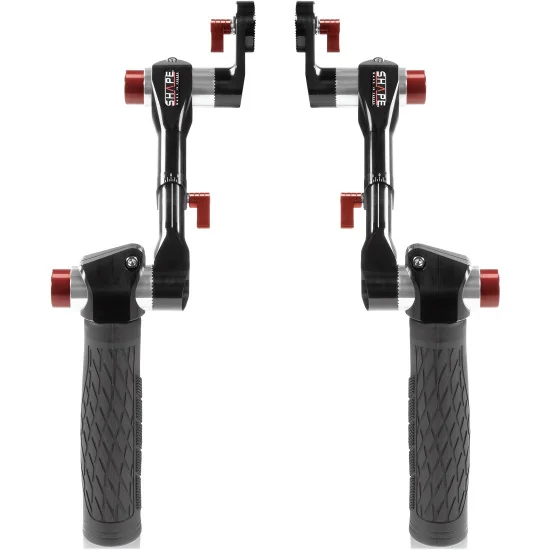 SHAPE Telescopic Handle Arri Rosette HAND12 | Pair of handgrips