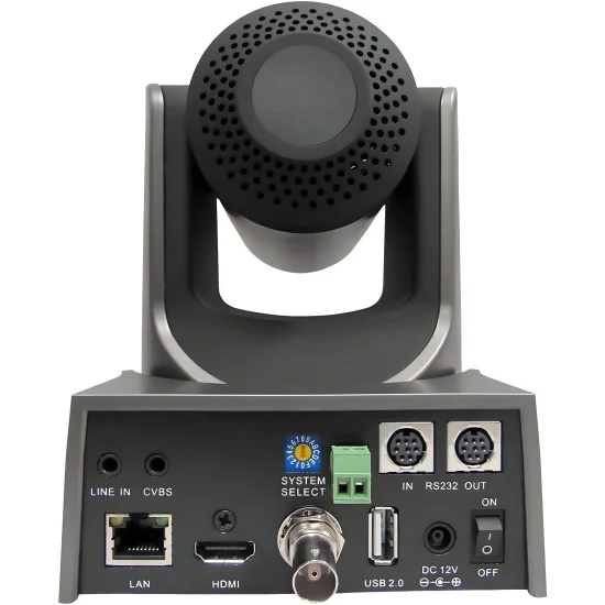 PTZOptics 20X-SDI-GY-G2 Gen2 Grey | PTZ Camera, 20x Zoom, SDI, HDMI, IP