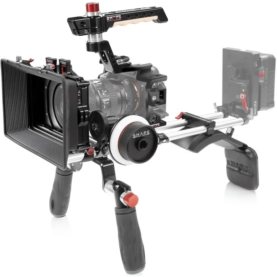 SHAPE Sony A7S III, A7 IV, A7R V Kit A7S3SMKIT | Shoulder Rig, Matte Box & Follow Focus