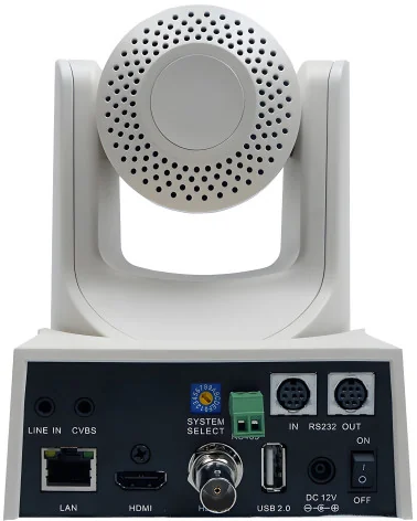 PTZOptics 20X-SDI-WH-G2 Gen2 White | Caméra PTZ, 20x Zoom, SDI, HDMI, IP