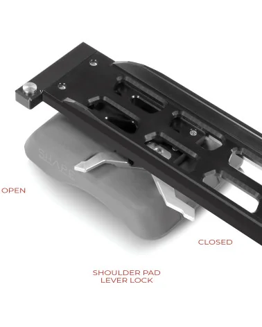 SHAPE ARRI Dovetail Shoulder Mount with HAND15 Handles HSMDV | Shoulder Rig