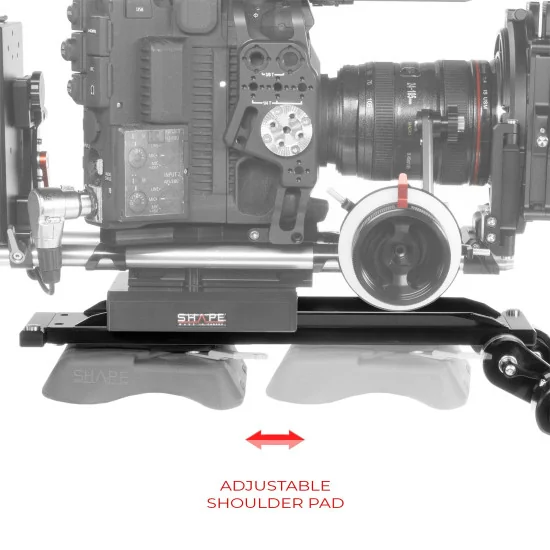 SHAPE ARRI Dovetail Shoulder Mount with HAND15 Handles HSMDV | Crosse d’épaule