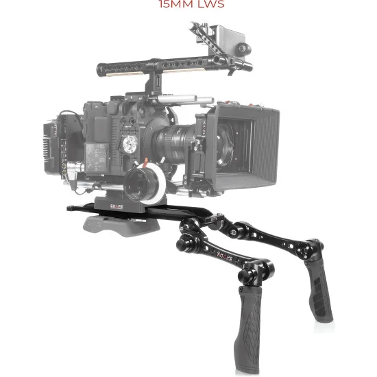 SHAPE ARRI Dovetail Shoulder Mount with HAND15 Handles HSMDV | Crosse d’épaule