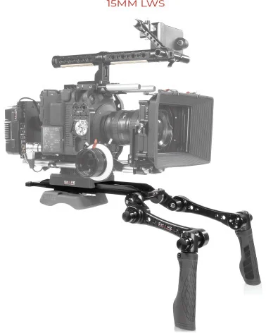 SHAPE ARRI Dovetail Shoulder Mount with HAND15 Handles HSMDV | Crosse d’épaule