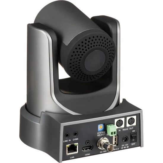 PTZOptics 20X-SDI-GY-G2 Gen2 Grey | PTZ Camera, 20x Zoom, SDI, HDMI, IP