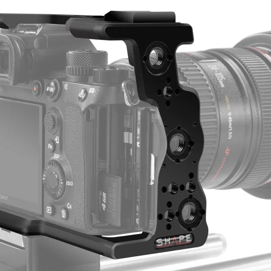 SHAPE Sony A7S III, A7 IV, A7R V Offset Shoulder Mount A7S3OF | Shoulder Rig