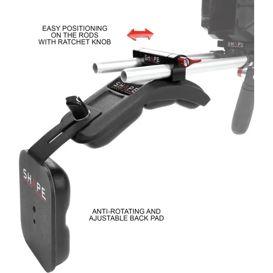 SHAPE Sony A7S III, A7 IV, A7R V Offset Shoulder Mount A7S3OF | Shoulder Rig