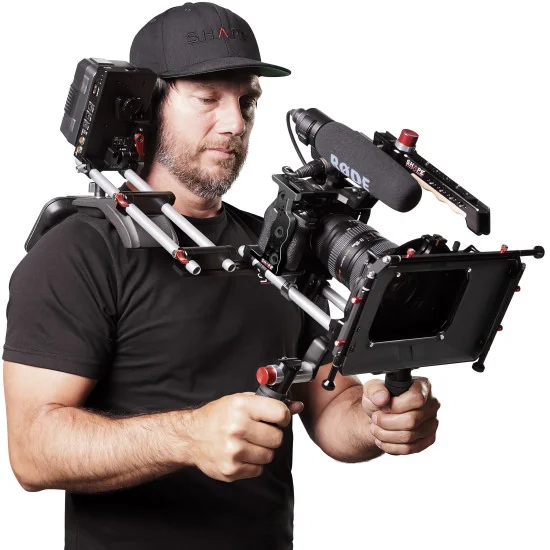 SHAPE Sony A7S III, A7 IV, A7R V Offset Shoulder Mount A7S3OF | Shoulder Rig